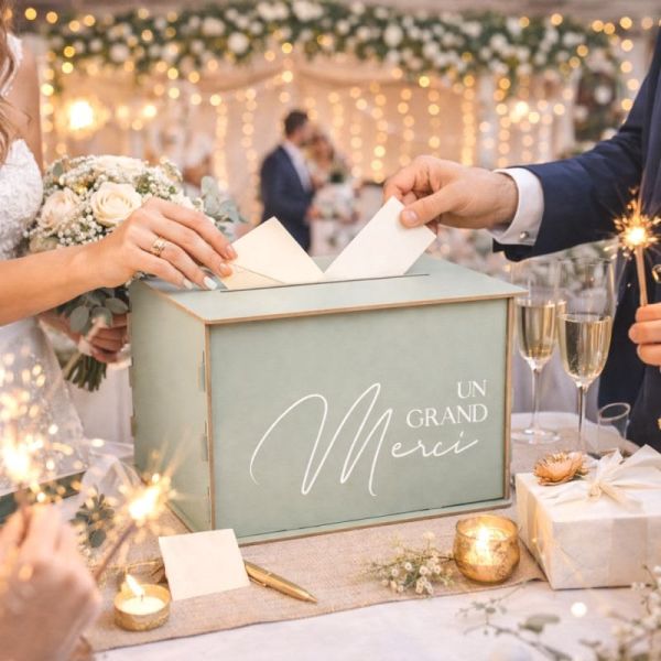 Des idées créatives d'urnes de mariage pour une réception mémorable